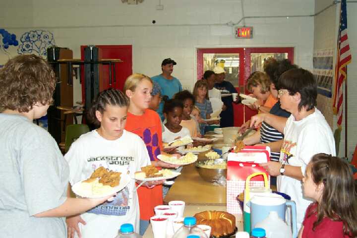 Serving Lunch! Sept. 9, 2000